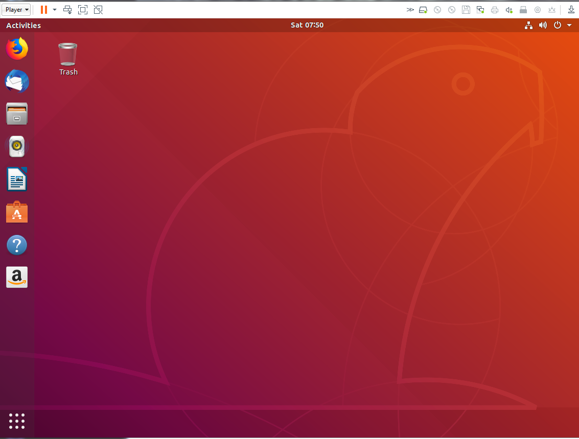 Ubuntu Beaver Desktop in VMware Player